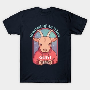 Goat Gamer Greatest Of All Time Funny T-Shirt